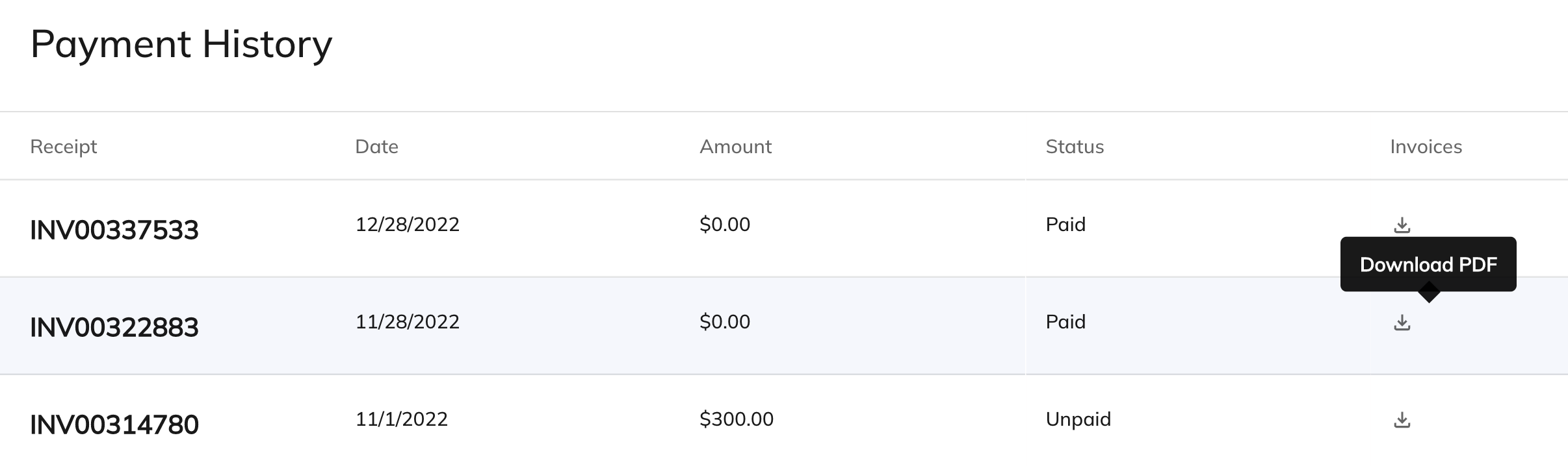 Billing invoices