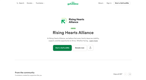 image of sample nonprofit page