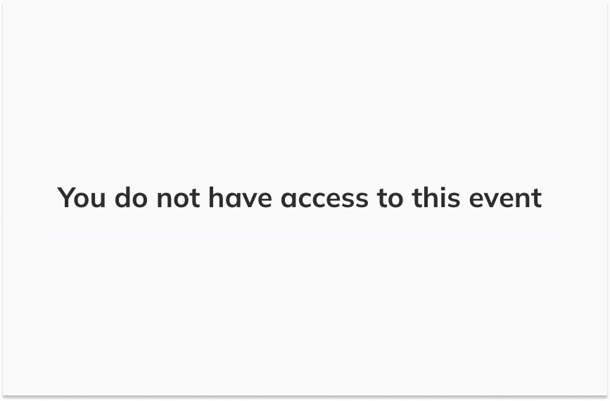 image of login error screen in Classy Live