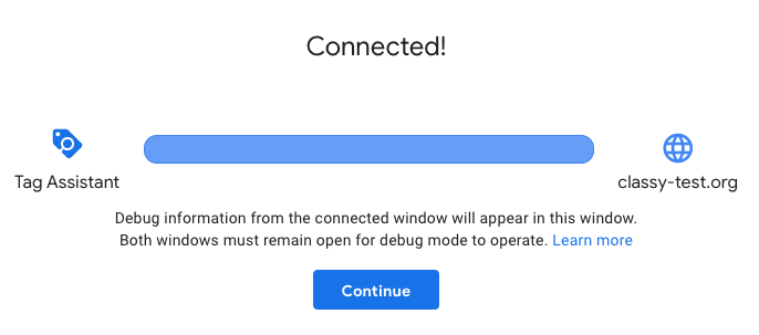 screenshot of a successfully connected notification pop-up from gta