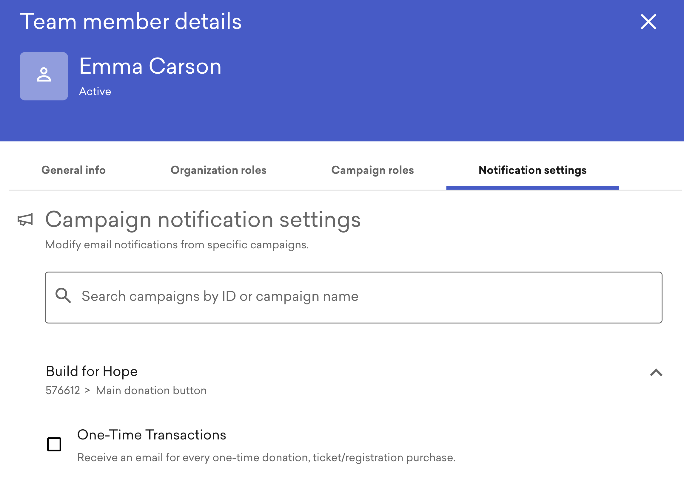 an image of the notifications settings tab