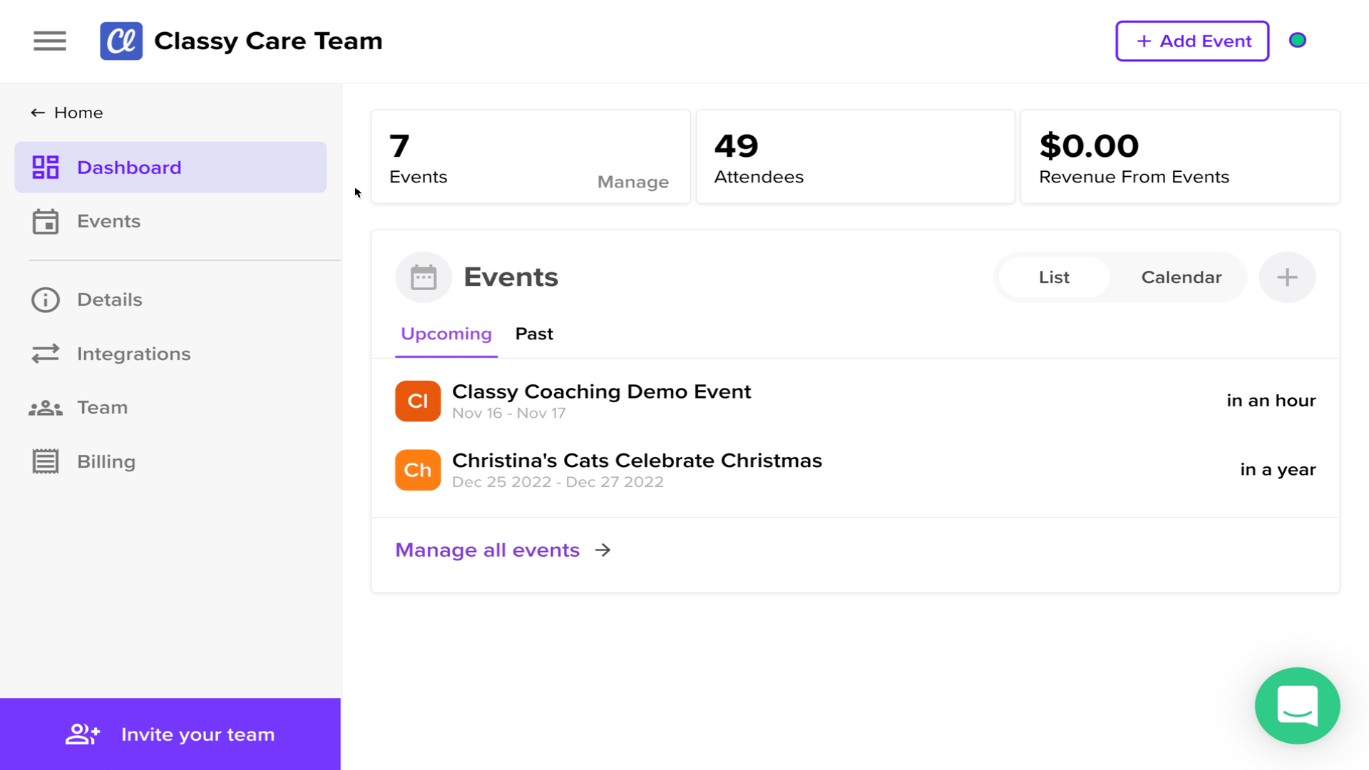 Video of the workflow to connect your stripe account to Classy Live