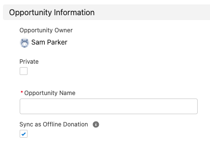 an image of the sync as offline donation checkbox