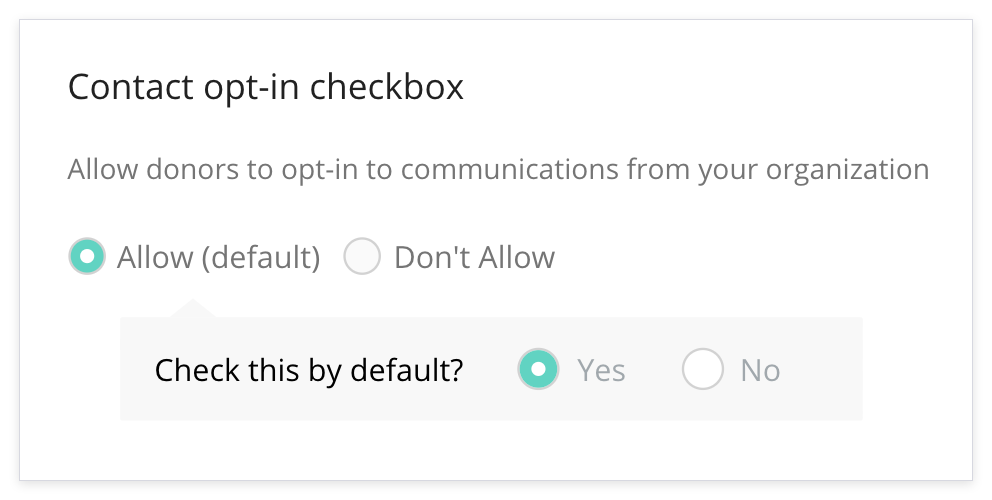 image of contact opt-in checkbox setting in Legacy campaigns