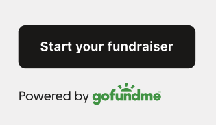 image of Start your fundraiser button on an organization's campaign page.